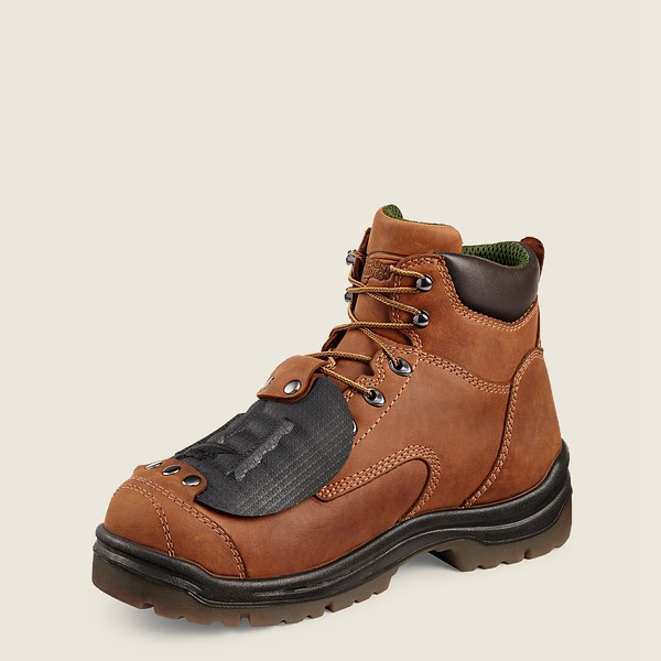 Red Wing Safety Boots King Toe® - 6-Inch Toe Metguard - Brune - Herre 6572-TXMZE